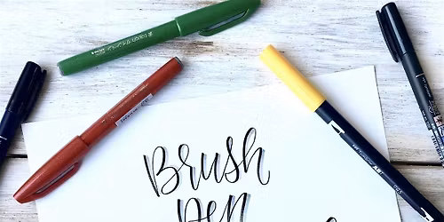 Brush Lettering for Beginners at Lazy Dog Donuts