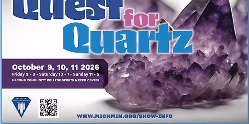 The 80th Annual Greater Detroit Gem, Mineral & Fossil Show