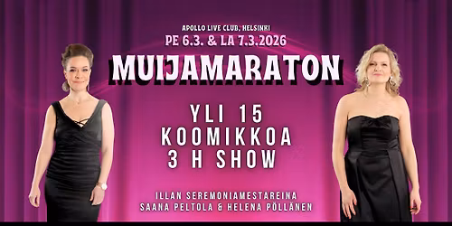 STAND UP SHOW: Muijamaraton2026!