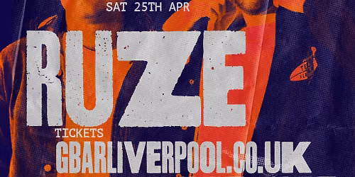 RUZE @ GBar Liverpool 25.04.26