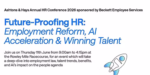 Ashtons Legal, Hays & Becketts Annual Employment and HR Conference