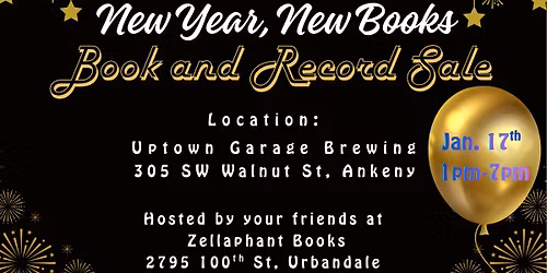 New Year, New Books! Book and Record Sale