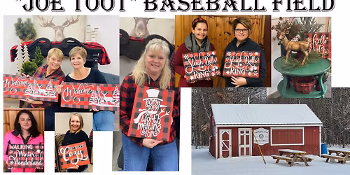 BUFFALO CHECK PAINT NIGHT FUNDRAISER: SNACK SHACK: "Joe Toots" Baseball Field