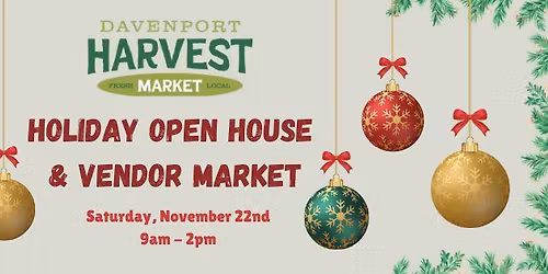 Holiday Open House & Vendor Market