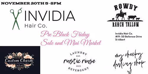 Invidia Hair Co.'s Pre Black Friday Sale and Mini Market