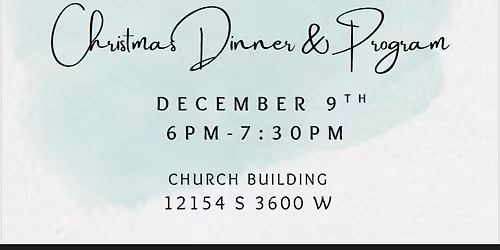 Let Him Inn - 9th Ward Christmas Party