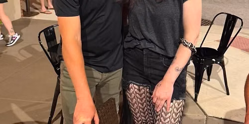 Alli & Matt in the Hard Rock Cafe 