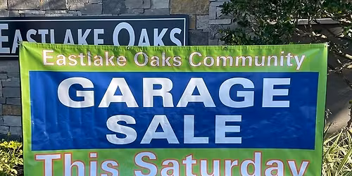 Eastlake Oaks Community Garage Sale