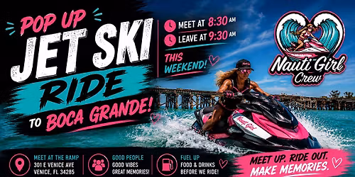 Pop Up ride to Boca Grande! 