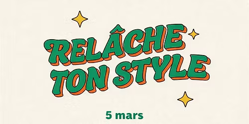 Rel\u00e2che ton style!