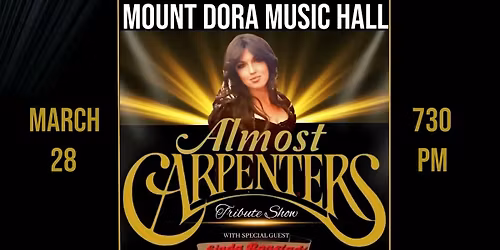 Almost Carpenters with Linda Ronstadt Tribute Show at Mount Dora Music Hall