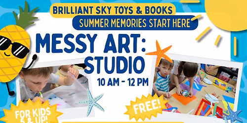 Messy Art Studio - Ages 5+