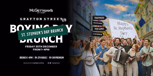 St. Stephen\u2019s Day Brunch at McGettigan\u2019s JLT!