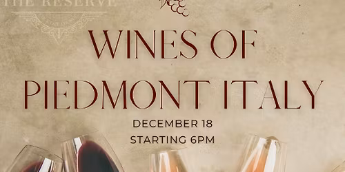 Wines of Piedmont Italy