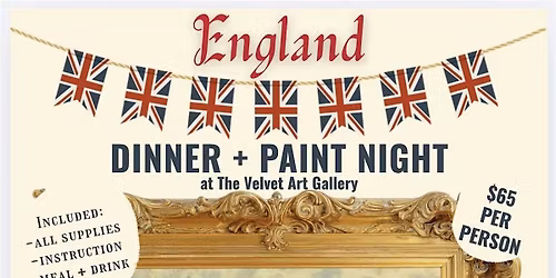 Dinner and paint night ENGLAND