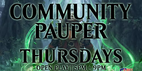 Community Pauper! | ABU Games