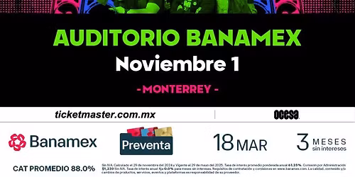 Panteon Rococo Monterrey Tickets