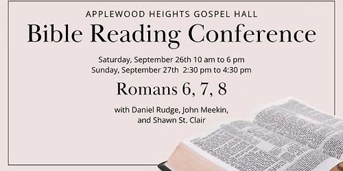 Annual Bible Reading Conference - 2026