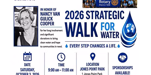RotaryALX 2026 Walk For Water