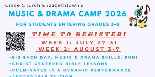 Music and Drama Camp Auditions