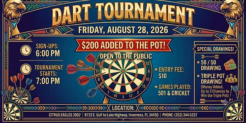 Citrus Eagles Dart Tournament