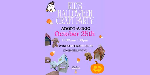 Halloween Costume & Craft Party: Adopt-a-furry friend