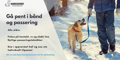 G\u00e5 pent i b\u00e5nd og passering (ledige plasser)
