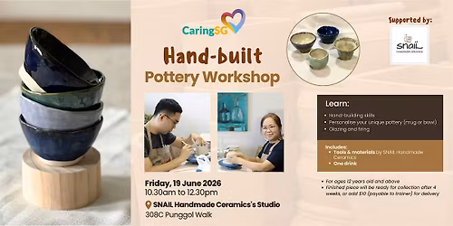 Hand-Built Pottery Workshop