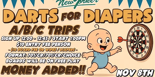 Darts for Diapers for A-Hole
