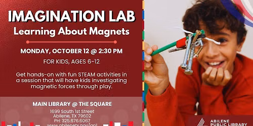 Imagination Lab: Magnets (Main Library)