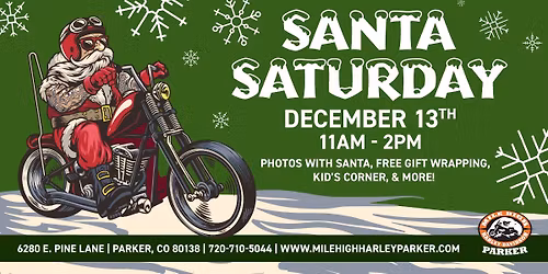 Santa Saturday at Parker H-D