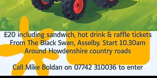 Christmas tractor run \/ supporting Yorkshire air ambulance 