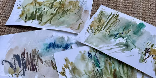 EASY LANDSCAPES with mixed media