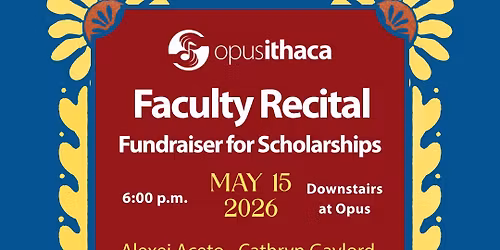 Faculty Recital: Fundraiser for Scholarships