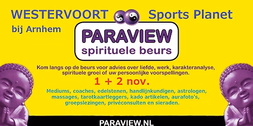 ARNHEM \/ WESTERVOORT spirituele beurs 1 + 2 november 2025