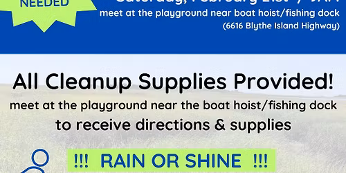 Blythe Island Regional Park Marsh Trail Cleanup