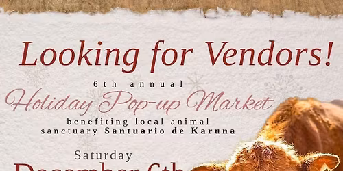 La Salita Holiday Market Benefiting Santuario De Karuna