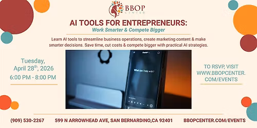 AI Tools for Entrepreneurs: Work Smarter & Compete Bigger