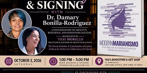 Dr. Damary Bonilla-Rodriguez Book Signing & Conversation