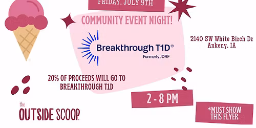 Community Night at The Outside Scoop Ankeny