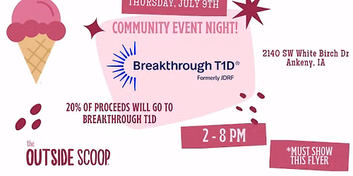 Community Night at The Outside Scoop Ankeny