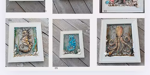 Sea Creature Paint \/ Resin Art Workshop