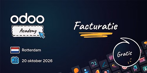 Odoo Academy Facturatie - Rotterdam