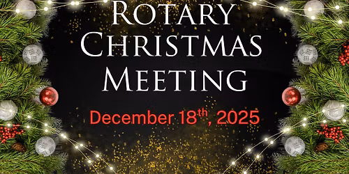 Rotary Christmas Meeting
