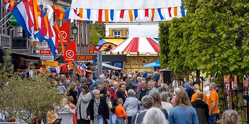 Koningsmarkt maandag 27 april 2026 van 10.00-16.00 uur.