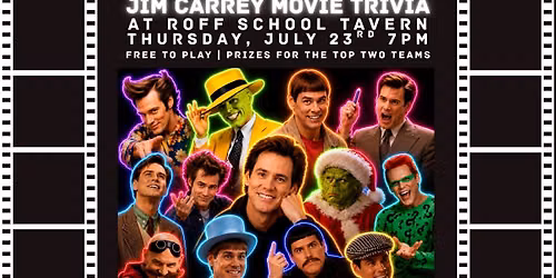 Thursday Night Trivia at Roff School Tavern - Theme: Jim Carrey Movies!
