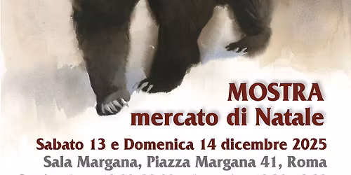 Mostra mercato di natale per sostenere Salviamo l'Orso