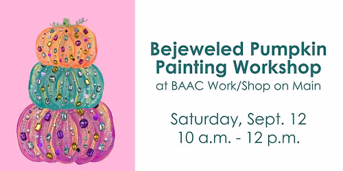 Bejeweled Pumpkin Painting Workshop