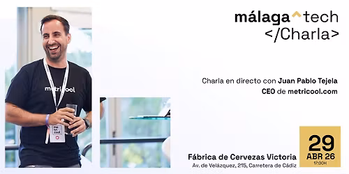 \ufe0f\u2728 Charla con Juan Pablo Tejela, CEO de Metricool