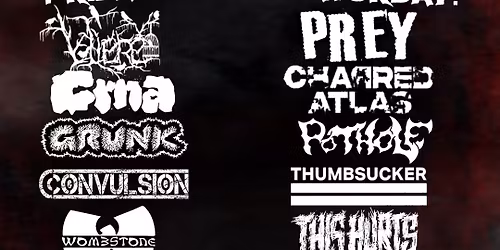 FOLKESTONE FAST FEST III - 3-day event! PREY \/ CHARRED ATLAS \/ VOLI\u00c8RE \/ CONVULSION \/ WARDEN & more